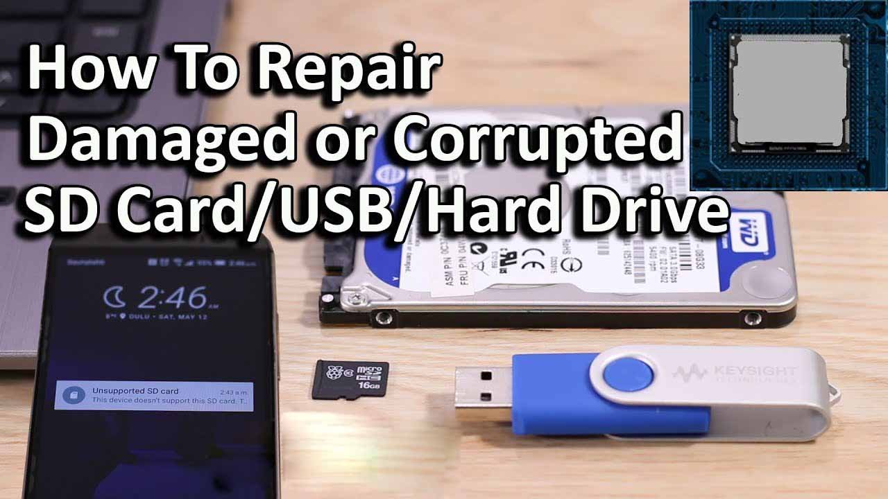 how to fix a corrupted hard drive with comand prompt